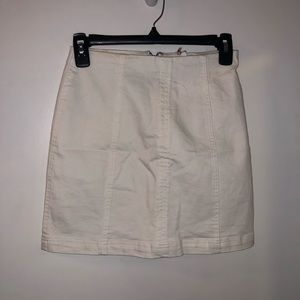 White skirt